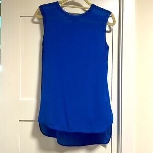 Sheer silk tunic top - Vince